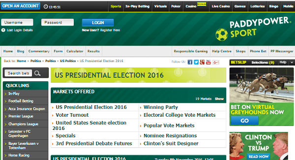Paddy Power Election